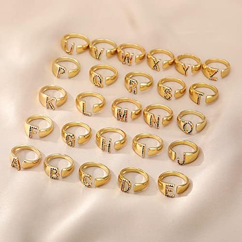 3 חנות קשת זירקון שמנמן רחב א-ת מכתב טבעות לנשים זהב מתכוונן ראשי תיבות שם האלפבית טבעת חתונה תכשיטים-ד-78277