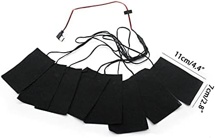 1 כדי 8 חשמלי חימום כרית עבור אפוד/מעיל/בד - בד חום טבליות - חיצוני מקורה חורף יד חם ערכת - מיני