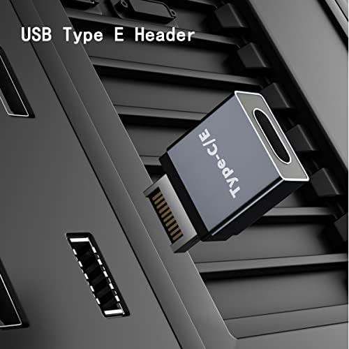 rgzhihuifz USB 3.1 סוג E למתאם סיומת מסוג C, GEN 2 USB 3.1 סוג-E נמל זכר ליציאה נקבה מסוג C וסוג