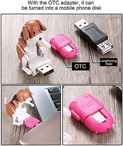 2222D2 מצחיק כלב דבורה USB כונן פלאש כונן כלב ישבן נדנדה בעת שימוש בחידוש USB2 0