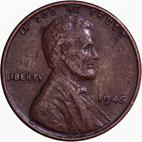 1945 לינקולן חיטה סנט 1 סי מאוד בסדר