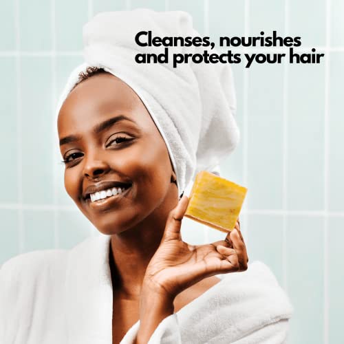 מפעל סבון-בר שמפו קשקשים מוצק אורגני לשיער שומני, סבון שיער עם עץ התה ושמן רוזמרין, טבעי,