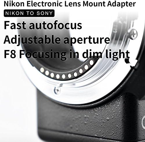 Commlite CM-ENF-E1 Pro Nikon F העדשה Mount to Sony E Mount Autofocus מתאם עדשה אלקטרונית עם בקרת