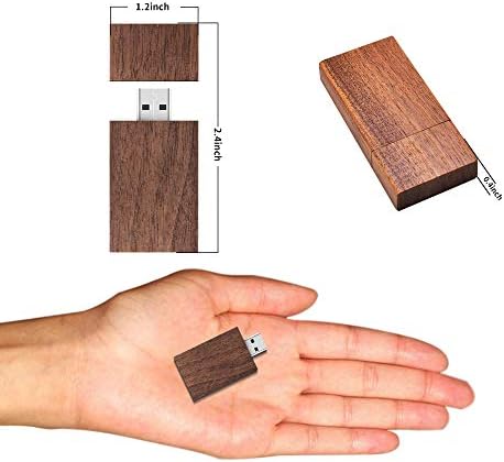 כונן הבזק מעץ 1 ג'יגה -בייט מזרחי במהירות גבוהה USB 2.0 אגוז אגודל מעץ USB כונני זיכרון