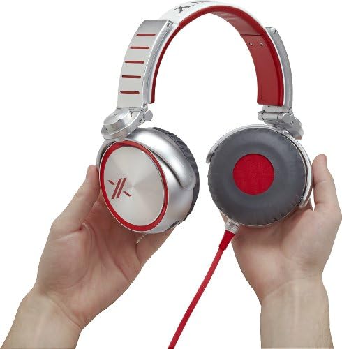Sony MDRX10/Red Simon Cowell X אוזניות עם סרעפת 50 ממ