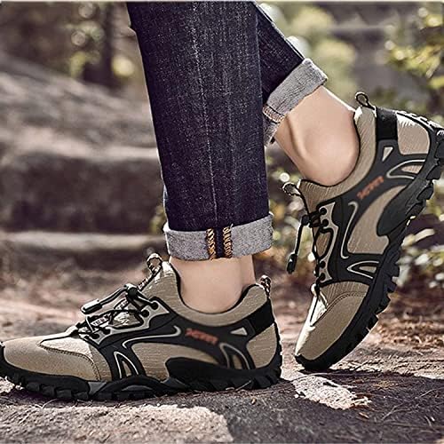 נעלי ריצה של שביל גברים של Gemeci נעלי ריצה רחבות מזדמנים לגברים מנחמים נעלי טיול בטרקים קלים