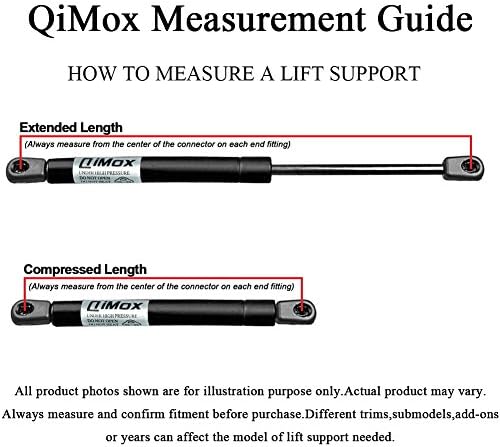 QTy Qimox אחורי Liftgate Struts Struts Struts Liver תומך בתואם ל- Lexus RX350 2010-2015, Lexus RX450H