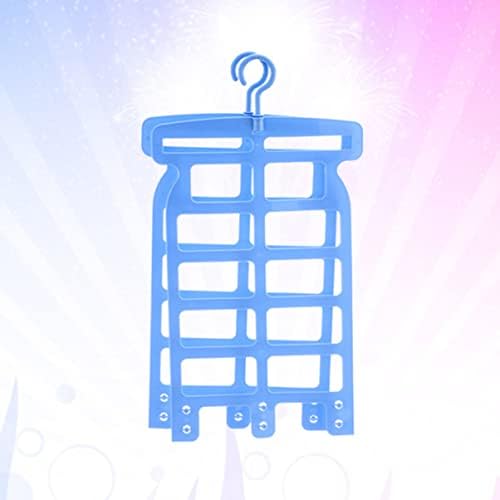 קבילוק בגדי מקלב בגדי מקלב בגדי מקלב מקלב 2 יחידות מתלה פלסטיק בפלאש צעצוע כחול כרית ייבוש קולב רב תכליתי
