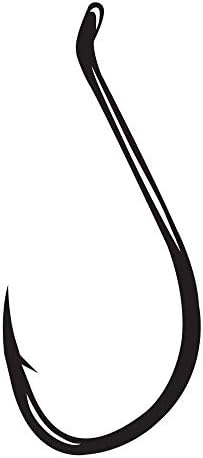 וו תמנון שחור של Gamakatsu, מארז 100, גודל: 1