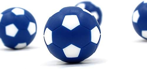 BQSPT שולחן פוסבול החלפת כדורי פוס, מיני צבעוני 36 ממ כדור משחק רשמי - סט של 14 כדורי כדורגל