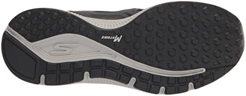 סקצ ' רס גברים של גורון עקבי-אימון אתלטי ריצה הליכה נעל נעל עם אוויר מקורר קצף, אפור / כתום,10