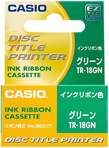 Casio TR-18SR דיסק כותרת דיסק מדפסת דיו סרט כסף