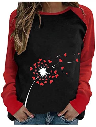 חולצות ליום האהבה לנשים 2023 Love Love Heart Tees Graphic Tee