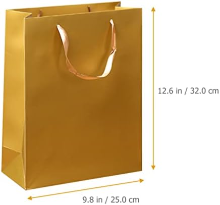 טופיקו שושבינה הצעת מתנות 12 יחידות זהב נייר מתנת תיק הווה שקיות נייר קניות תיק הקמעונאי תיק ממתקי