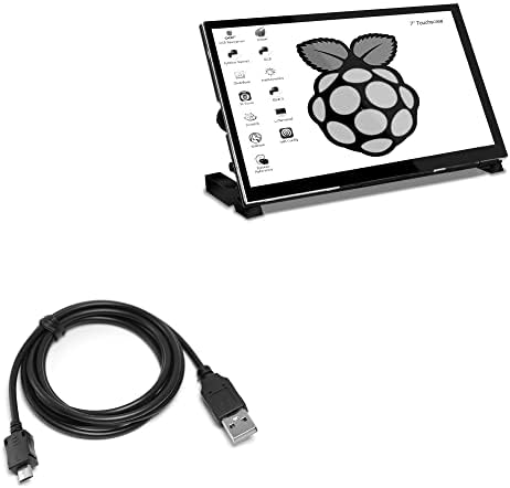 כבל גלי תיבה תואם ל- Wimaxit Raspberry Pi Touch Monitor M728 - כבל DirectSync, טעינה עמידה וכבל סנכרון עבור