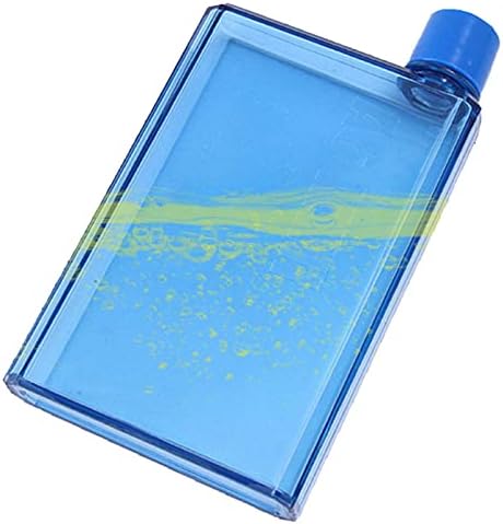 בקבוק מים שטוח - בקבוק מים ארנק - A5 A6 פלסטיקה בקבוק מים דק - נייד נייד לשימוש חוזר הוכחת דליפה