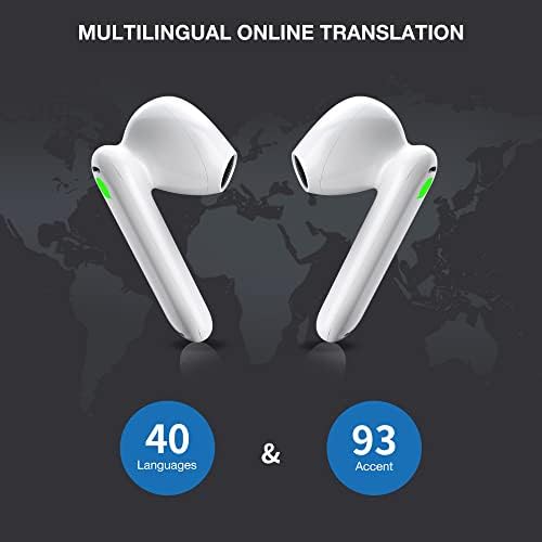 מכשיר מתרגם 2 קצה / קיר 3-תרגום סימולטני דו כיווני, מכשיר מתרגם שפה עם 40 שפות ו-93 אקסנט מקוון,