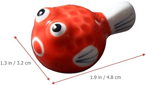 Luxshiny 4 PCS דגים חמודים דגים מקלות מקל מנוחה יפנית בסגנון יפני מחזיק מקלות עט עט מברשת מברשת מנוחה