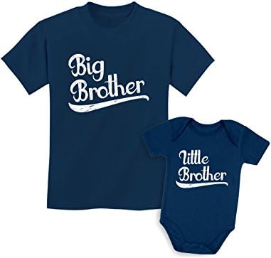 אחים גדולים חולצה אחים קטנים בנים תואמים תלבושות אחים חולצות אחים