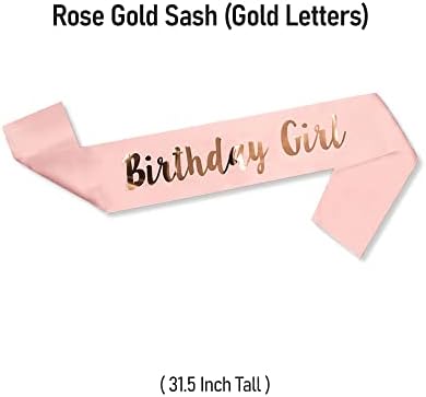 קישוטים למסיבות יום הולדת 42 לנשים רוז זהב אספקת זהב גדול עם כרזת יום הולדת ובלוני ספרות של 42 BDay עבורה כולל