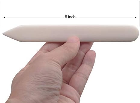תיקיית עצם מקורית של Vencink ניקוד קמפי קמטים של אוריגמי נייר סיבוב כלי גרוטאות לעור עור בעבודת