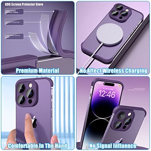 עבור מכשירי אייפון 14 Pro Max Protector Protector Protector, Slim Soft Soft iPhone 14 Pro Max Bumper