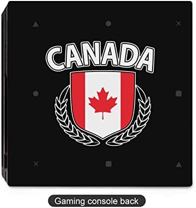 עלה אדר קנדה דגל מדבקות כיסוי מדבקה עבור פס 4 דק פס 4 פרו מדבקות מדבקה תואם עם פס 4 בקר מצחיק