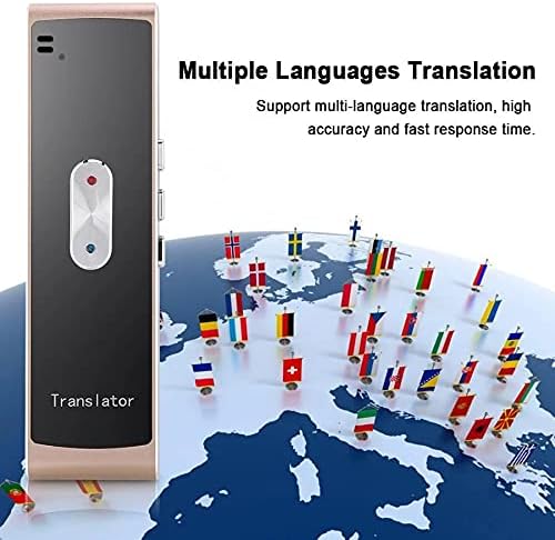 נייד אינטליגנטי מתורגמן רב שפה דו כיוונית בזמן אמת קול טקסט תרגום כיס מכשיר אלחוטי