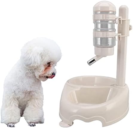 מתקן מים לחיות מחמד, למנוע להחליק מתכוונן גובה כלב מים קערת קערת אוטומטי כלב עומד מזון מזין עבור גור חתול