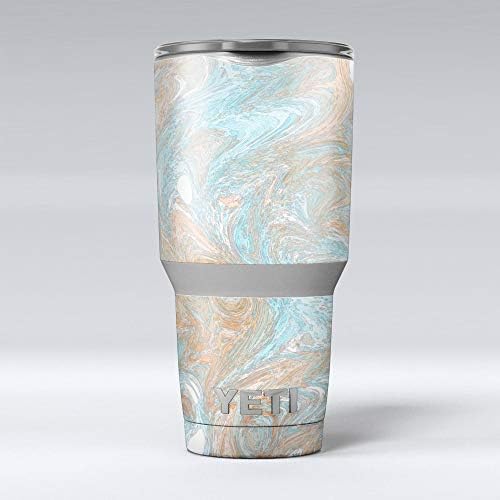 עיצוב Skinz Slate Surble Surble V28 - ערכת עטיפת ויניל מדבקות עור תואמת לכוסות הכוס של Cooler Cooler של Yeti