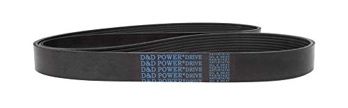 D&D Powerdrive 975L10 פולי V חגורת, גומי