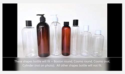6 מארז 24/410 שחור סבון קרם משאבת החלפת מכשירי פלסטיק בקבוקים. עיין 2, 3 & מגבר; 4 תמונות כדי לקבוע אם צורת