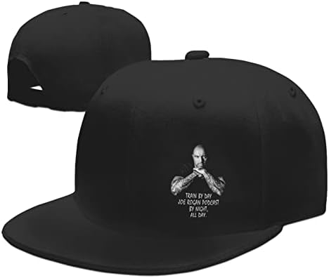 כובע בייסבול עם שוליים שטוחים כובע היפ הופ כובע נהג משאית מתכוונן כובע סנאפבק לגברים נשים שחור