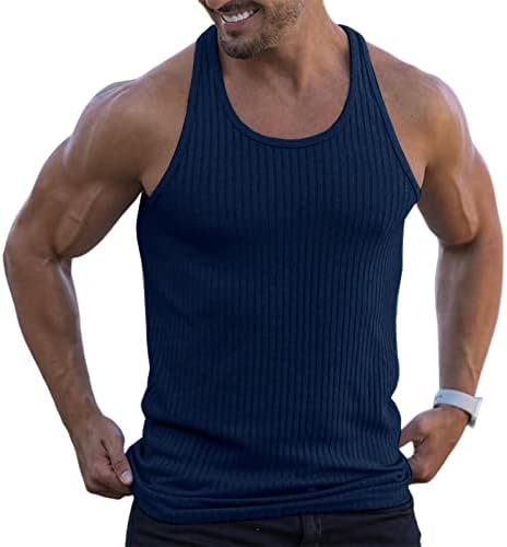 סמאצ ' יקה גופיות גברים חדר כושר אימון חולצות ללא שרוולים שרירים חולצות פסים אימון חולצה