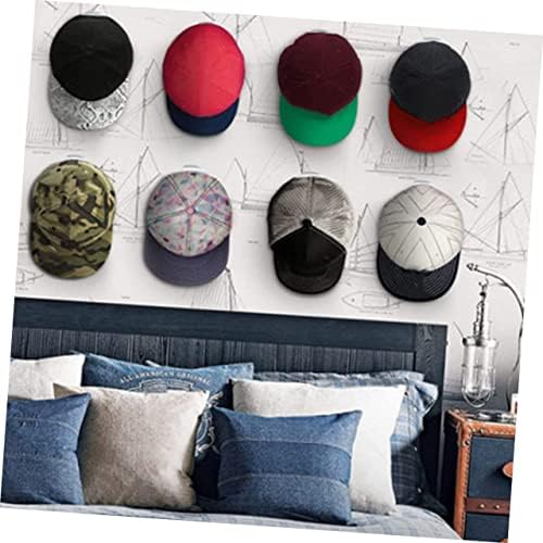 קבילוק 12 יחידות רב תכליתי כובע וו קיר רכוב ווי כובע יכול עבור קאובוי כובע קיר הר כובע מתלה כובע כובע
