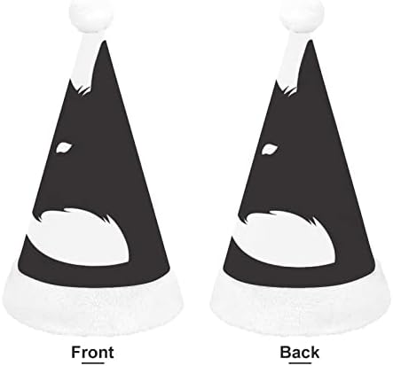 צללית של זאב חג המולד כובע אישית סנטה כובע מצחיק חג המולד קישוטים