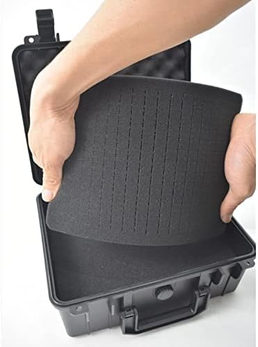 MHYFC תיבת כלי בטיחות ABS ABS אחסון פלסטיק ציוד ציוד כלי ציוד מארז מזוודה חיצונית עם קצף בפנים