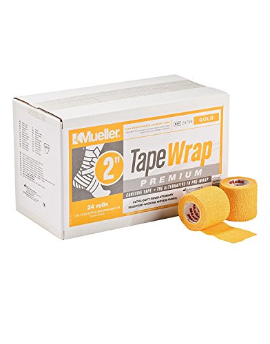 Mueller Tapewrap קלטת מגובשת פרימיום, 2 x 6 yd., ורוד