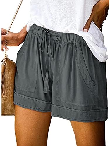 מכנסיים קצרים של Niantie לנשים, מכנסיים קצרים אלסטיים מזדמנים של נשים המריצים מכנסי זיעה מודפסים פרחוניים