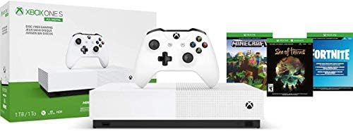 קונסולת HDD של Microsoft Xbox One S 2TB עם שני בקר אלחוטי En/F מסוף 1681- רובוט לבן