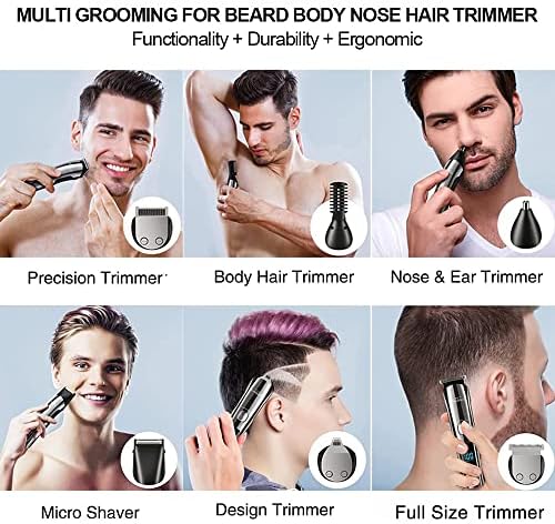 שיער מכונת חיתוך גוזז רב תכליתי גוזם לגברים האף גוזם זקן שיער קוצץ מקצועי חשמלי שיער גילוח