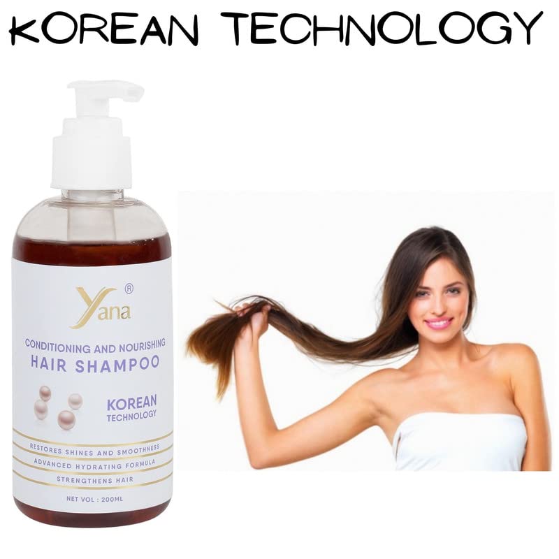 שמפו שיער של יאנה עם שמפו צמחי מרפא טכנולוגי קוריאני לילדות ילדים