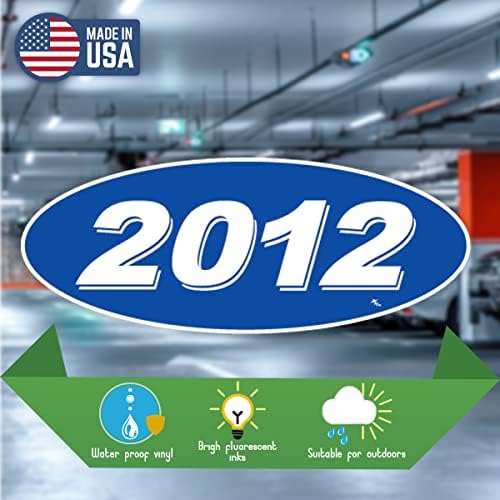 Versa Tags 2012 2013 & 2014 דגם סגלגל שנת סוחר מכוניות מדבקות חלונות נוצרות בגאווה בארצות הברית Versa Oval