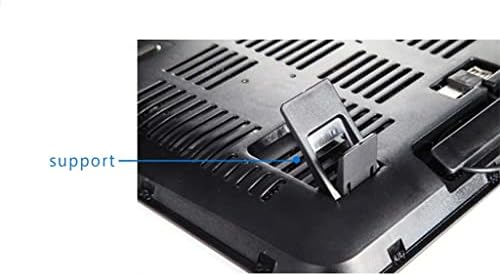 מחברת SDFGH רדיאטור 5V 5V מאוורר USB חיצוני חיצוני תומך בכרית קירור ניידת -מאוורר לוח מתכת שקט