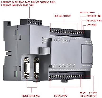 בקר מנוע DAVITU - PLC בקר תכנותי 220V PLC S7-200 CPU224XP פלט ממסר פלט תכנות בקר לוגיקה בקר לוגיקה