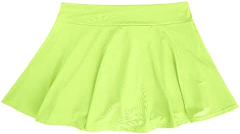 מכנסי אימון של Hatop לנשים נשים בקיץ ריצה כושר חצאית טניס אימון מכנסיים קצרים ספורט בצבע אחיד מכנסיים