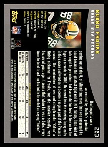 2001 Topps 263 Bubba Franks Green Bay Packers NM/MT Packers Miami