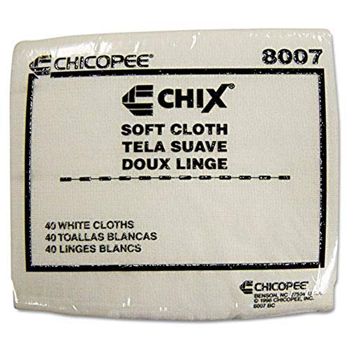 Chicopee 8007 בד רך עם מיקרובן, אורך 13 רוחב x 15, לבן