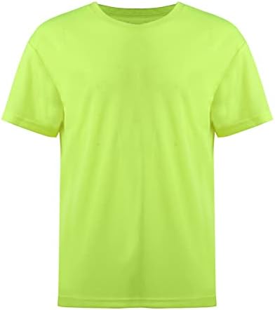 5 חבילה גברים של מהיר יבש חולצות ספורט קצר שרוול טניס פעיל ספורט ביצועים ריצה קיץ חולצות