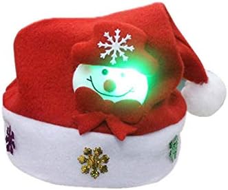 כובע סנטה שלג הוביל מתנות חג המולד חג המולד כובע למבוגרים קישוטי בית תפאורה דירה קישוטי מכללת בנות